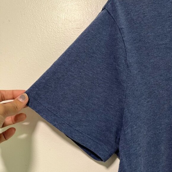 Banana Republic Men’s Soft-Wash Tee Size L Blue Crewneck T-Shirt 100% Cotton - Picture 10 of 11